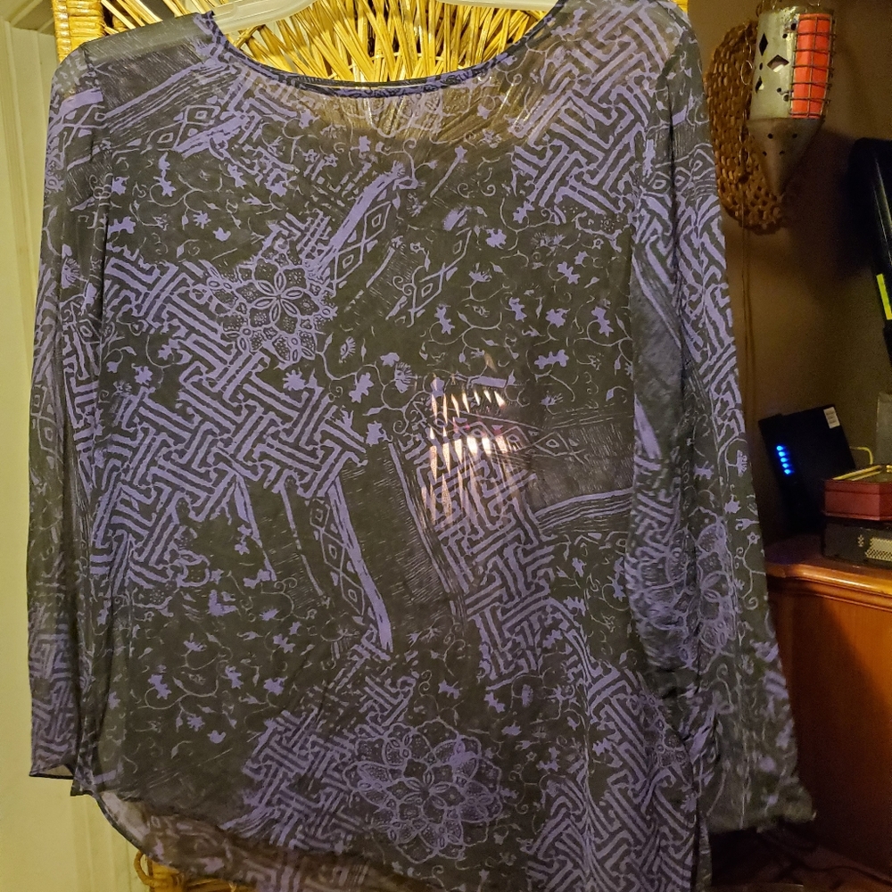 Cache Sheer Top